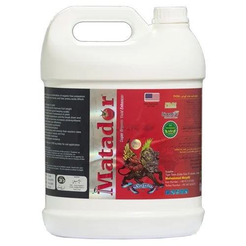 کود ماتادور کودی سرشار از هیومیک اسید و پتاسیم و اکسین های تخصصی برای رشد صیفی جات کروی شکل و مزارع شالی